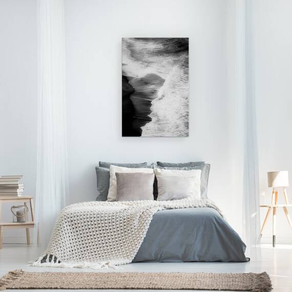 Tablou canvas - Incercarea de A Naviga, Mare, Nisip, Surf, Litoral, Singur, 80 x 120 cm - 3- Roveli