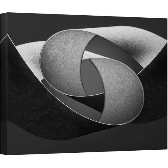 Tablou canvas - Intortocheat, Hartie, Film, Intortocheata, Germania, Forme, Alb-Negru, 60 x 80 cm - - Roveli
