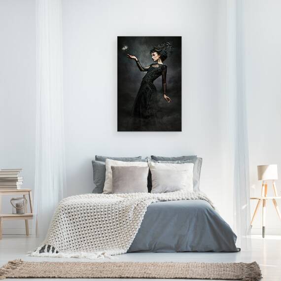 Tablou canvas - Moira, Model, Gotic, Moda, Portret, Fata, 60 x 90 cm - 3- Roveli