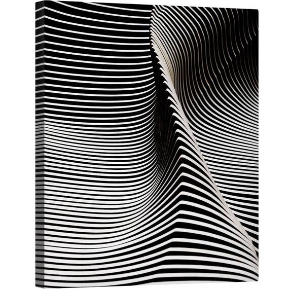 Tablou canvas - Val, Esfahan, Repaus, Peisaj, Abstract, Modern, Forme, 40 x 50 cm - - Roveli
