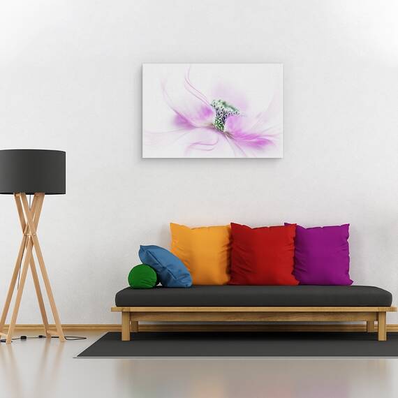 Tablou canvas - Flux, Floare, Roz, 40 x 60 cm - 2- Roveli