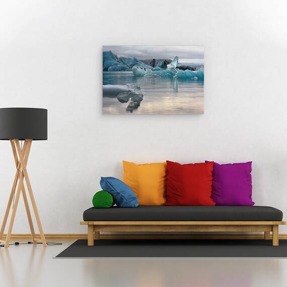 Tablou canvas - Groapa de Gheata, Aisberg, Gheata, Arctic, Apa, Inghet, 60 x 90 cm - 2- Roveli