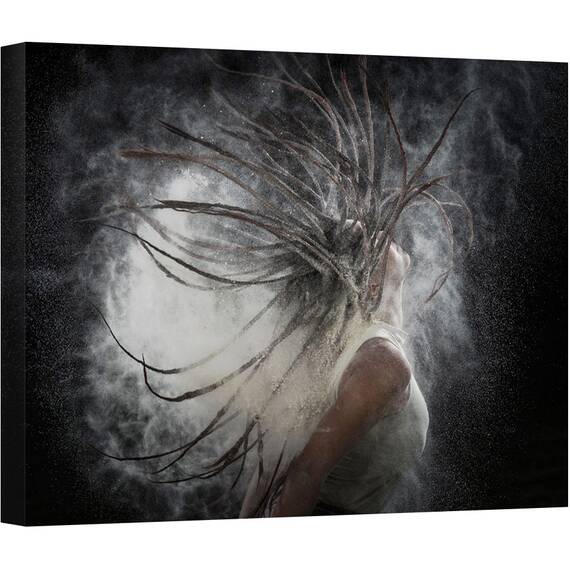 Tablou canvas - Par Cu Praf, Fata, Par, Blit, Rapid, Dansator, 60 x 80 cm - - Roveli