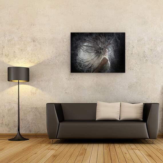 Tablou canvas - Par Cu Praf, Fata, Par, Blit, Rapid, Dansator, 60 x 80 cm - 2- Roveli