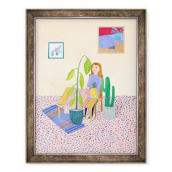 Tablou inramat - Anja Bartelt - Abstract I, 60 x 80 cm - - Roveli