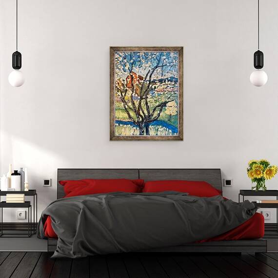 Tablou inramat - Deborah Eve Alastra - Copac inflorit, 60 x 80 cm - 3- Roveli