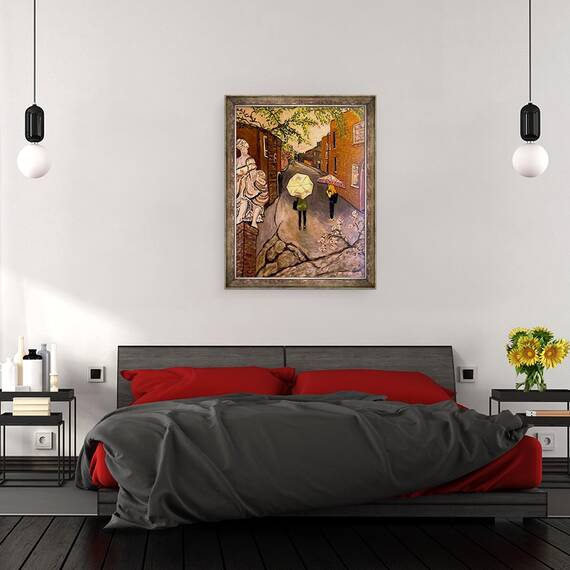 Tablou inramat - Deborah Eve Alastra - Strada, 60 x 80 cm - 3- Roveli