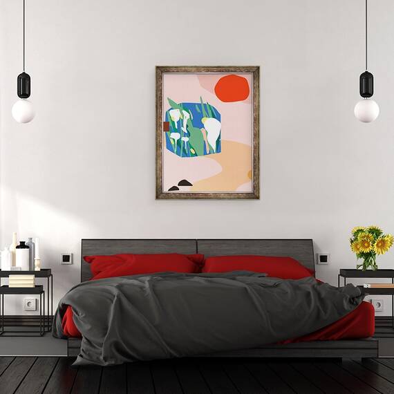Tablou inramat - Ewelina Skowronska - Casa de Vara, 60 x 80 cm - 3- Roveli