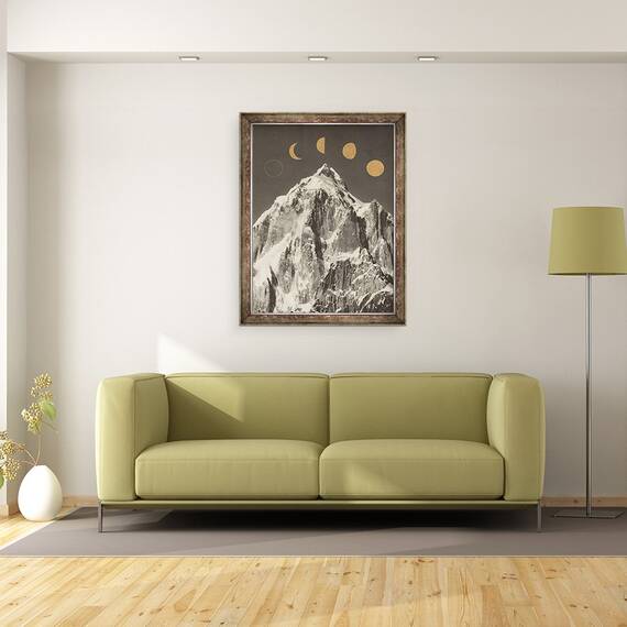 Tablou inramat - Florent Bodart - Fazele Lunii, 60 x 80 cm - 2- Roveli