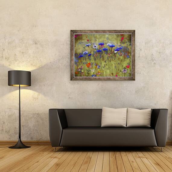 Tablou inramat - Helen White - Albastru Albastrea, 2020, 60 x 80 cm - 2- Roveli