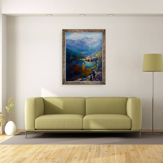 Tablou inramat - Lee Campbell - Calatori, 2020, 60 x 80 cm - 2- Roveli
