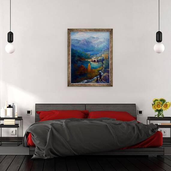 Tablou inramat - Lee Campbell - Calatori, 2020, 60 x 80 cm - 3- Roveli