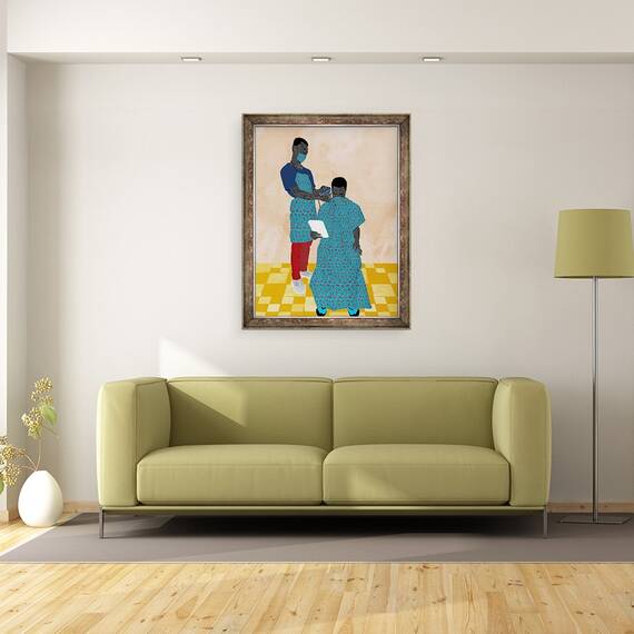 Tablou inramat - Osinachi - increderea nu mai conteaza, 60 x 80 cm - 2- Roveli