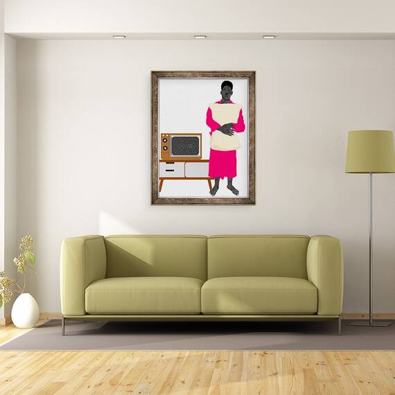 Tablou inramat - Osinachi - Nu pot dormi, 60 x 80 cm - 2- Roveli