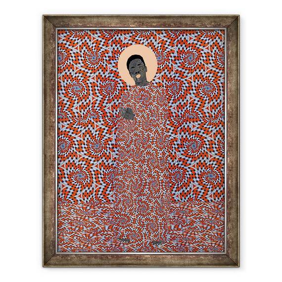 Tablou inramat - Osinachi - O furtuna frumoasa, 60 x 80 cm - - Roveli