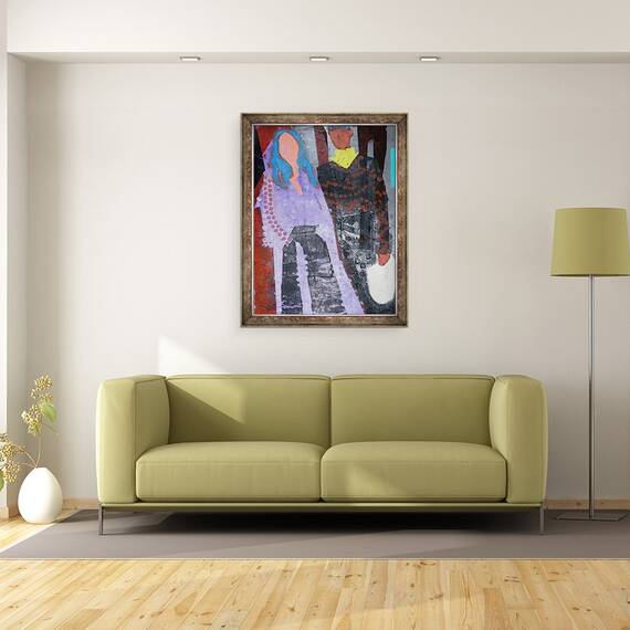 Tablou inramat - Sara Hayward - Elle IV, 60 x 80 cm - 2- Roveli