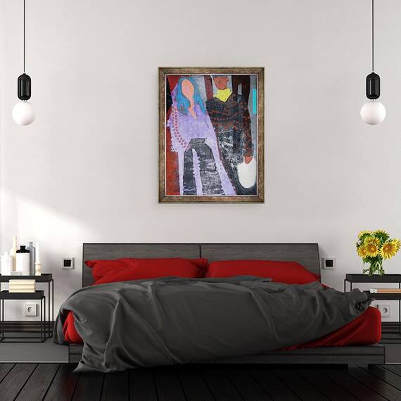 Tablou inramat - Sara Hayward - Elle IV, 60 x 80 cm - 3- Roveli