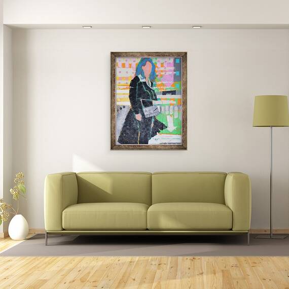 Tablou inramat - Sara Hayward - Elle V, 60 x 80 cm - 2- Roveli