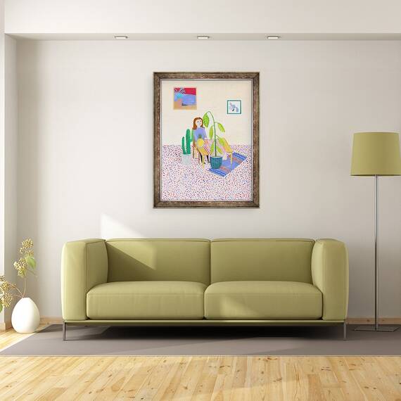 Tablou inramat - Anja Bartelt - Abstract II, 60 x 80 cm - 2- Roveli