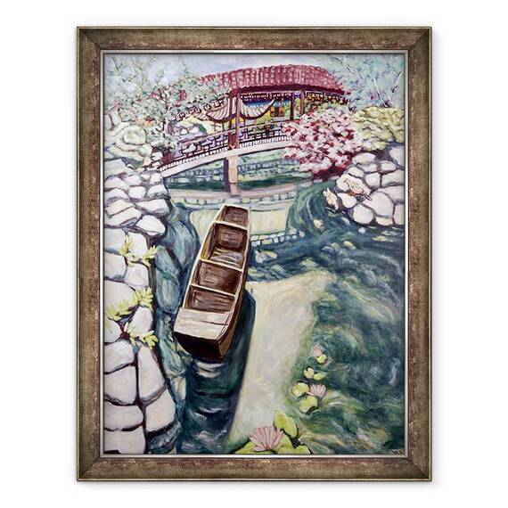 Tablou inramat - Deborah Eve Alastra - Lansu Canoe, 60 x 80 cm - - Roveli