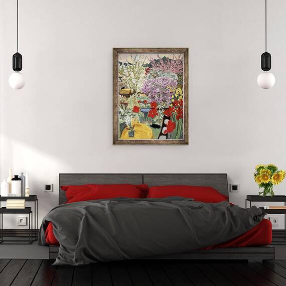 Tablou inramat - Deborah Eve Alastra - Masa ocru, 2017, 60 x 80 cm - 3- Roveli