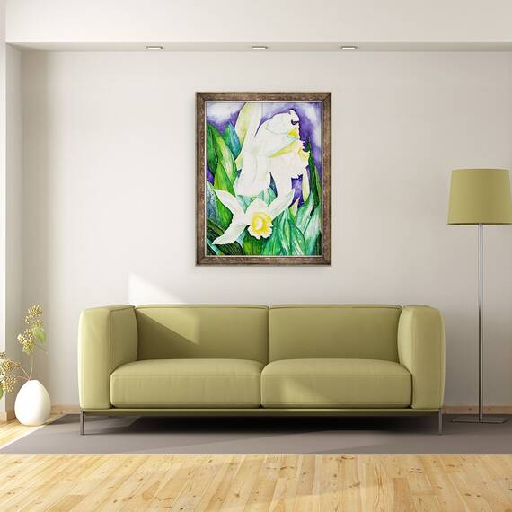 Tablou inramat - Deborah Eve Alastra - Orhidee de noapte, 60 x 80 cm - 2- Roveli