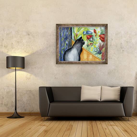 Tablou inramat - Deborah Eve Alastra - Peste Toby, 2000, 60 x 80 cm - 2- Roveli