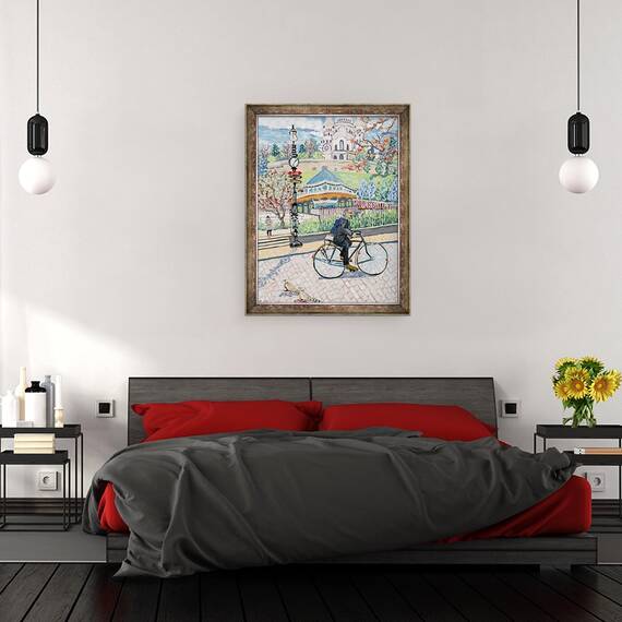 Tablou inramat - Deborah Eve Alastra - Vedere Sacre Coeur, 2019, 60 x 80 cm - 3- Roveli