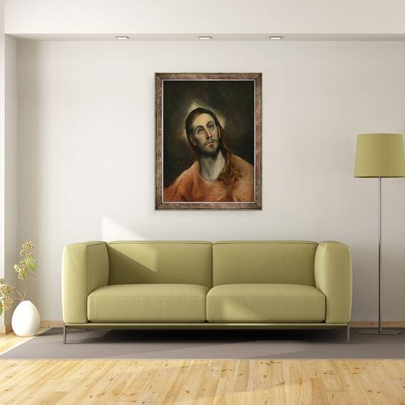Tablou inramat - El Greco - Hristos la rugaciune, 60 x 80 cm - 2- Roveli