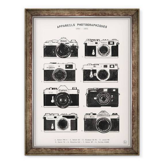 Tablou inramat - Florent Bodart - Camere foto, 60 x 80 cm - - Roveli