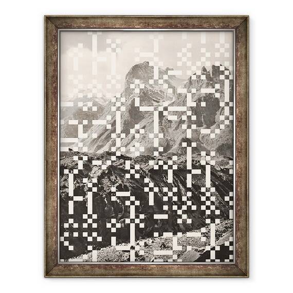 Tablou inramat - Florent Bodart - Peisaj montan I, 60 x 80 cm - - Roveli