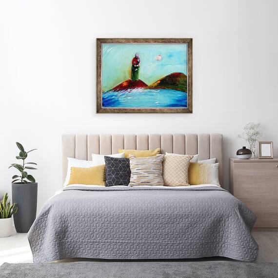 Tablou inramat - Gigi Sudbury - Holding On, 2019, 60 x 80 cm - 3- Roveli