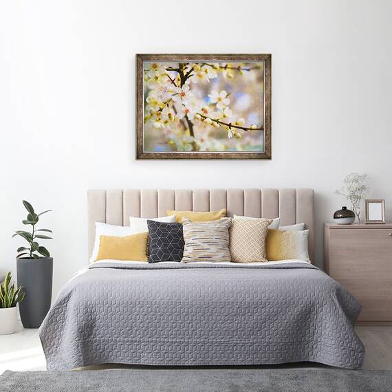 Tablou inramat - Helen White - Bucuria infloririi, 2019, 60 x 80 cm - 3- Roveli