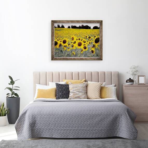 Tablou inramat - Helen White - Dealul cu fete insorite, 2019, 60 x 80 cm - 3- Roveli