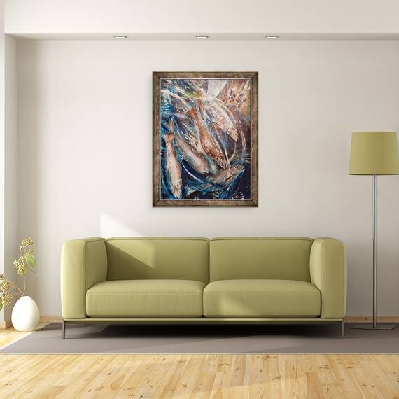Tablou inramat - jocasta shakespeare - Dive, 60 x 80 cm - 2- Roveli