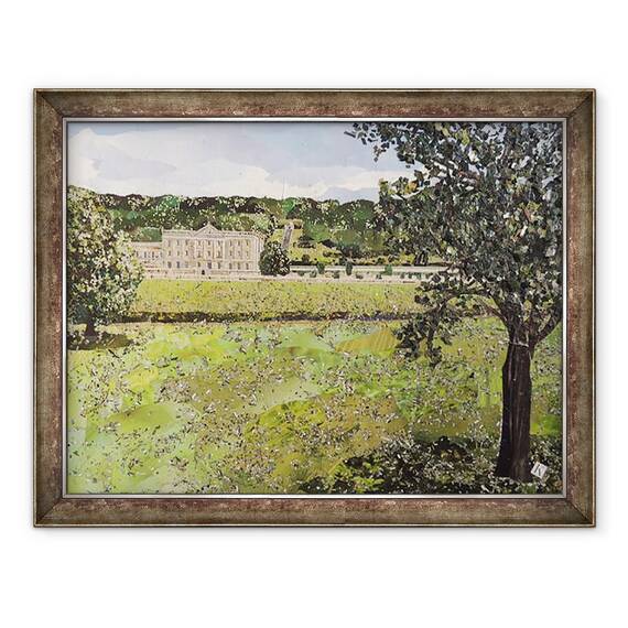 Tablou inramat - Kirstie Adamson - Casa Chatsworth, 60 x 80 cm - - Roveli