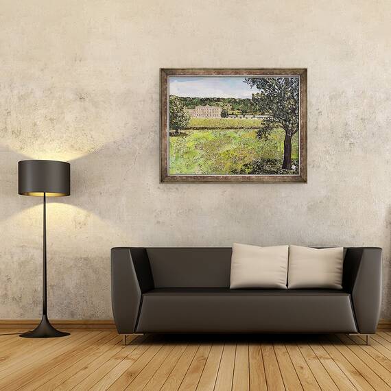 Tablou inramat - Kirstie Adamson - Casa Chatsworth, 60 x 80 cm - 2- Roveli