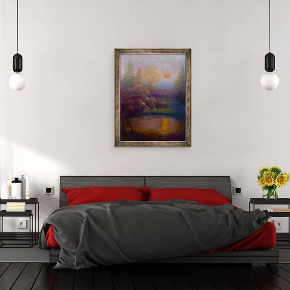 Tablou inramat - Lee Campbell - Luer du Soir, 2019, 60 x 80 cm - 3- Roveli