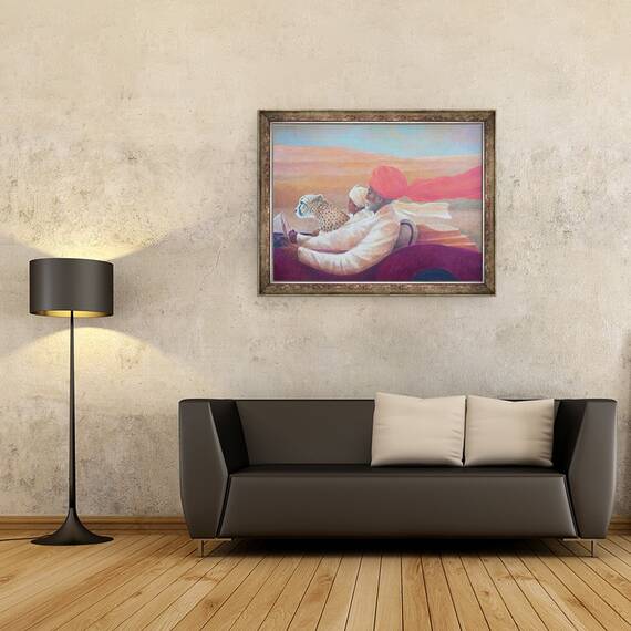 Tablou inramat - Lincoln Seligman - Maharaja I, 60 x 80 cm - 2- Roveli