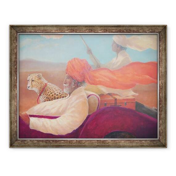 Tablou inramat - Lincoln Seligman - Maharaja III, 60 x 80 cm - - Roveli