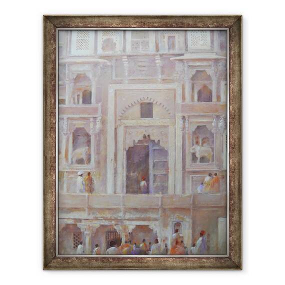 Tablou inramat - Lincoln Seligman - Orchha, 60 x 80 cm - - Roveli