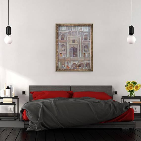 Tablou inramat - Lincoln Seligman - Orchha, 60 x 80 cm - 3- Roveli