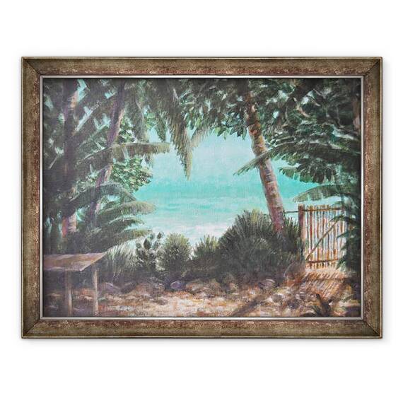 Tablou inramat - Lincoln Seligman - Studio pe plaja 1, 60 x 80 cm - - Roveli