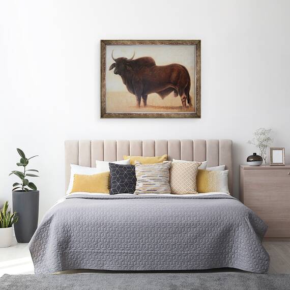 Tablou inramat - Lincoln Seligman - Taurul I, 60 x 80 cm - 3- Roveli