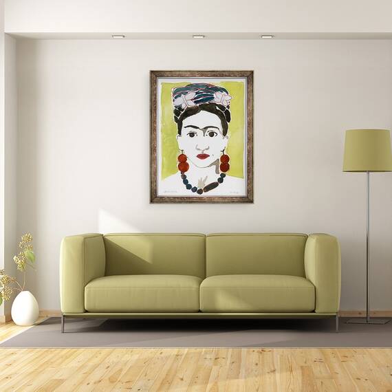 Tablou inramat - Megan Moore - Frida, 60 x 80 cm - 2- Roveli