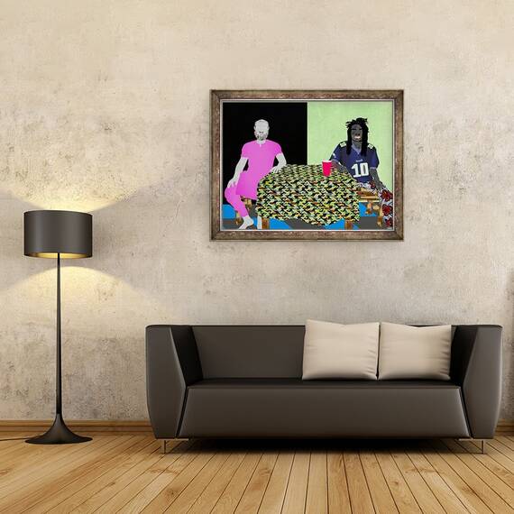 Tablou inramat - Osinachi - Ia un loc, 60 x 80 cm - 2- Roveli
