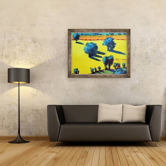 Tablou inramat - Paul Powis - Cotswold Way aproape 3, 60 x 80 cm - 2- Roveli