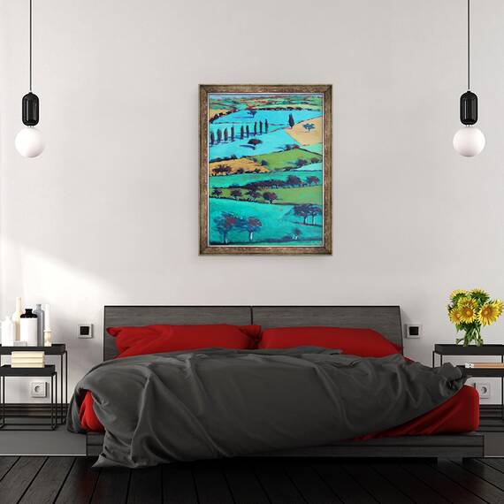 Tablou inramat - Paul Powis - peisaj, 60 x 80 cm - 3- Roveli