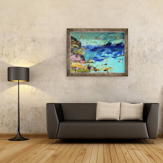 Tablou inramat - Paul Powis - Preoti Cove, 60 x 80 cm - 2- Roveli