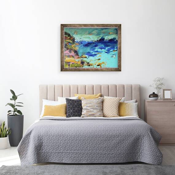 Tablou inramat - Paul Powis - Preoti Cove, 60 x 80 cm - 3- Roveli